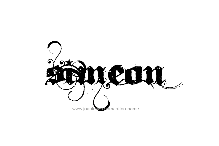 Tattoo Design  Name Simeon   