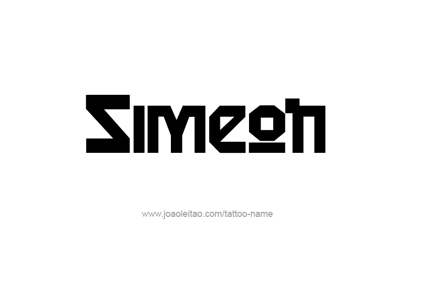Tattoo Design  Name Simeon   