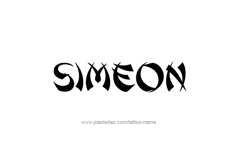 Tattoo Design  Name Simeon