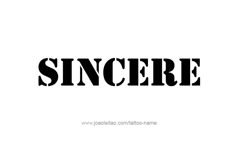 Tattoo Design  Name Sincere   