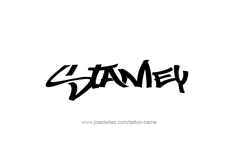 Tattoo Design  Name Stanley   