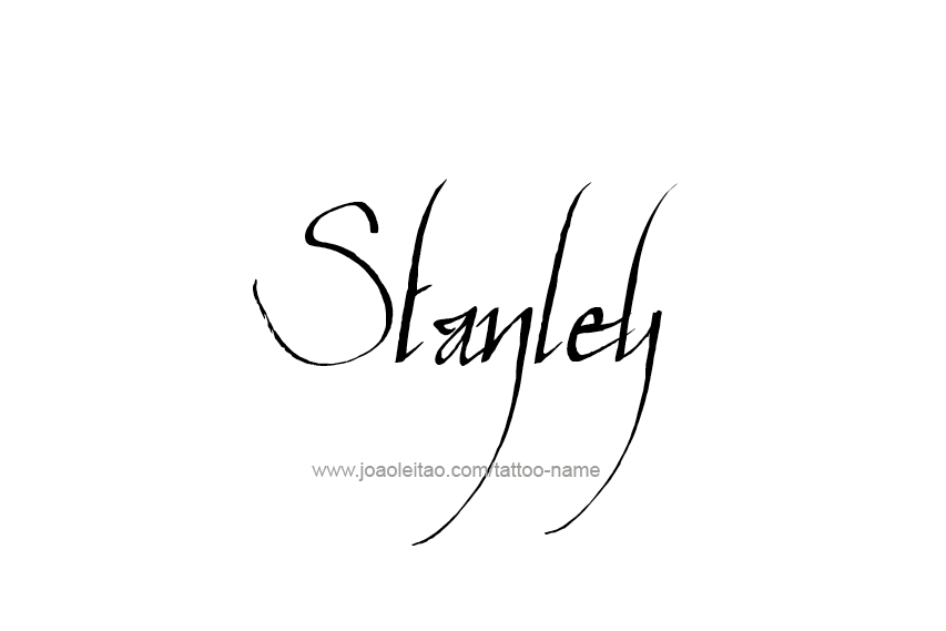 Tattoo Design  Name Stanley   