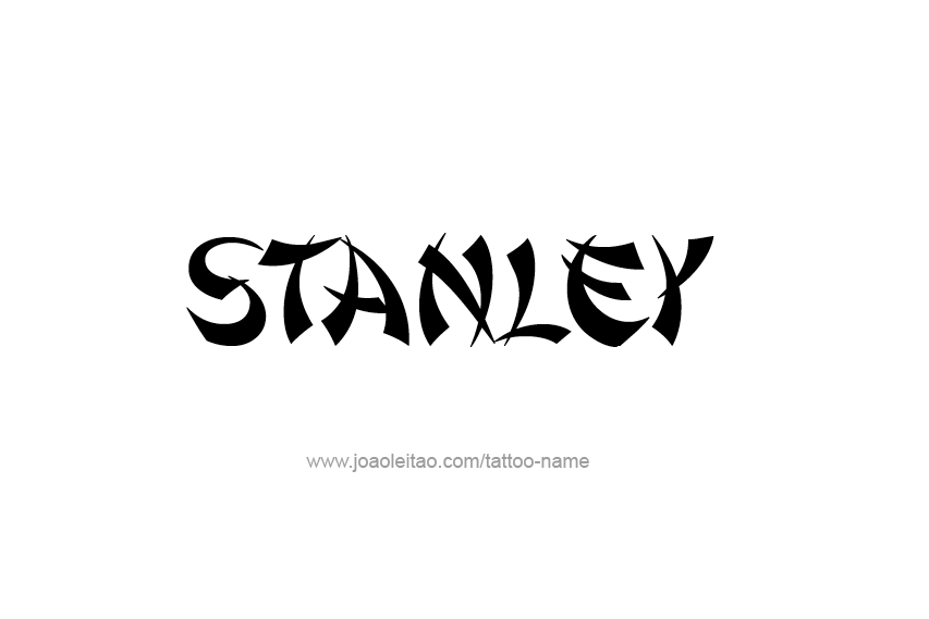 Stanley Name Tattoo Designs