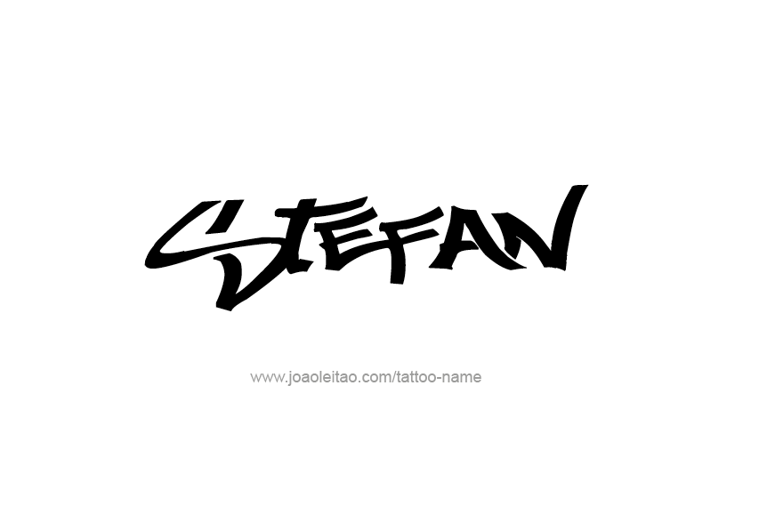 Tattoo Design  Name Stefan   