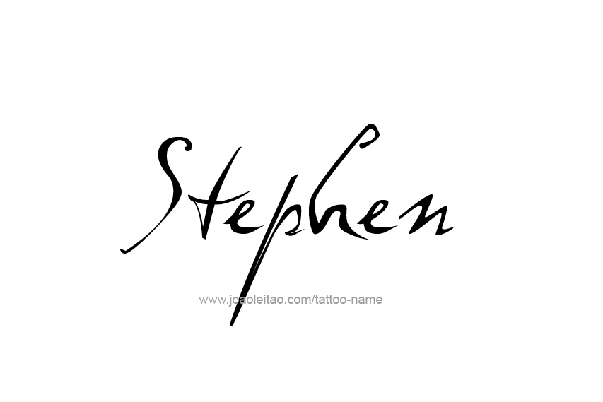 Tattoo Design  Name Stephen   