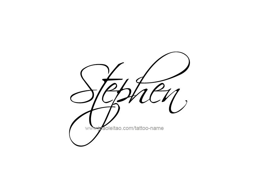 Tattoo Design  Name Stephen   