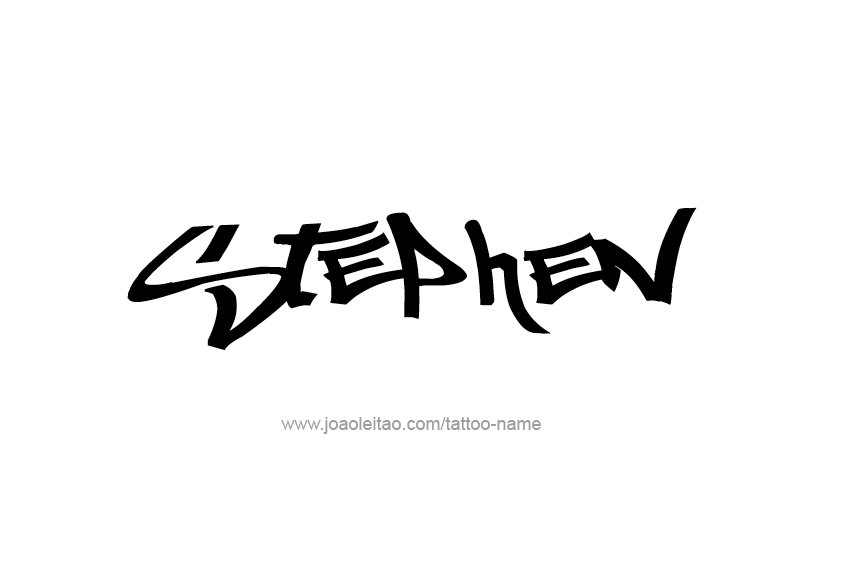 Tattoo Design  Name Stephen   