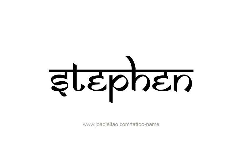 Tattoo Design  Name Stephen   