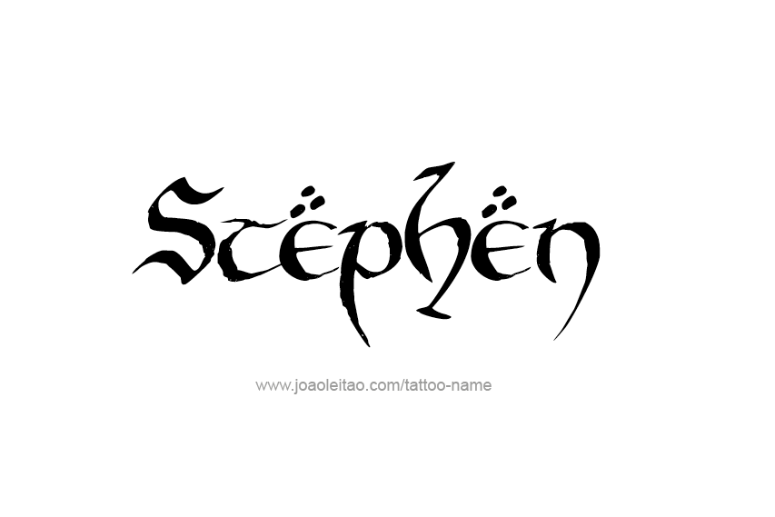 Tattoo Design  Name Stephen   