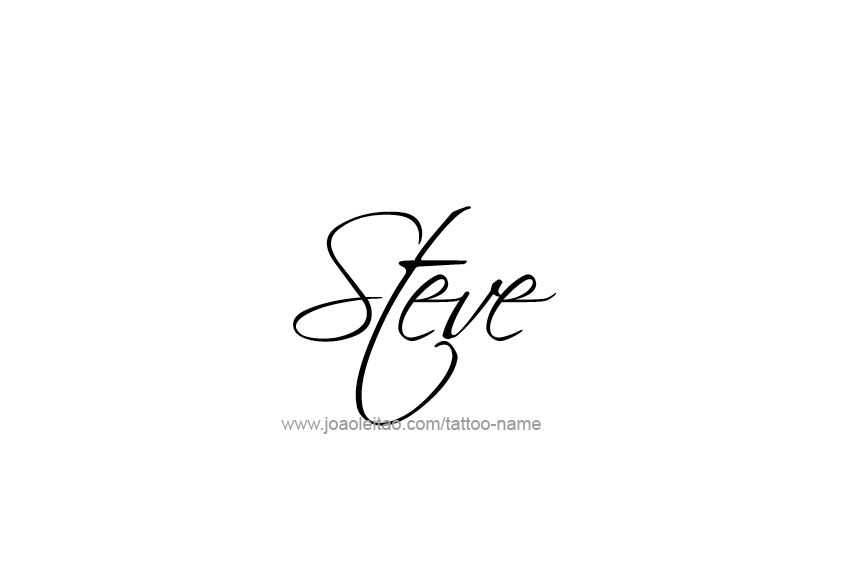 Tattoo Design  Name Steve   