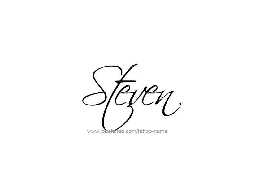 Tattoo Design  Name Steven   