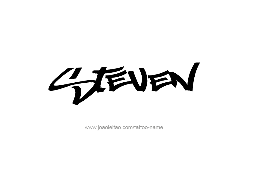 Tattoo Design  Name Steven   