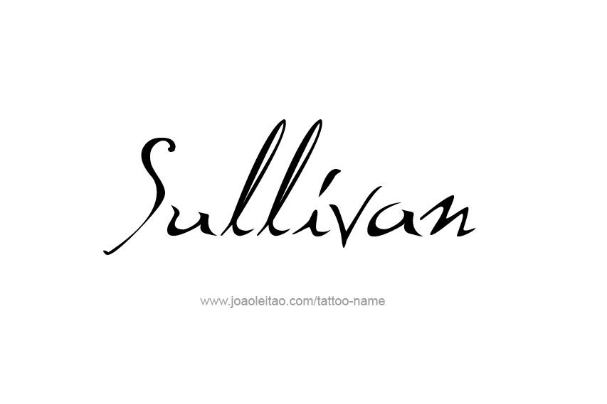 Tattoo Design  Name Sullivan   