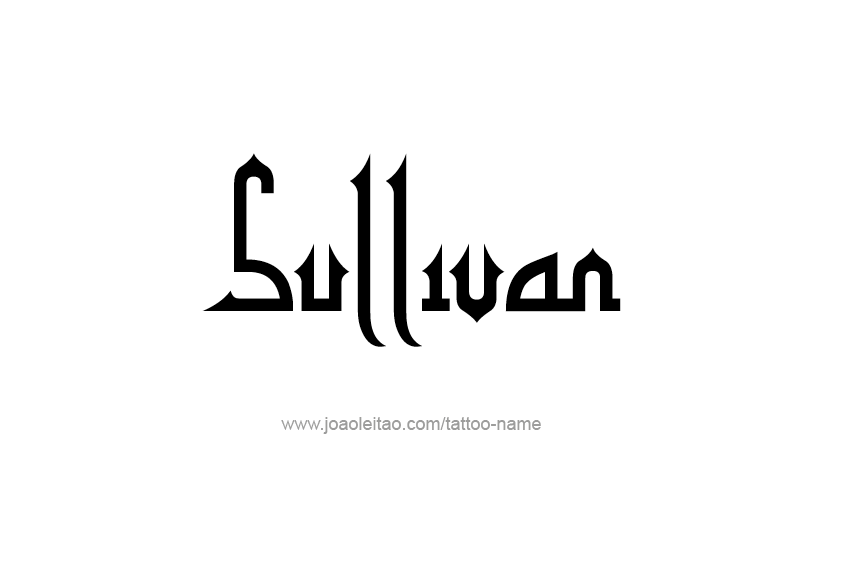 Tattoo Design  Name Sullivan   