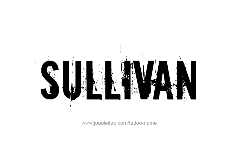 Tattoo Design  Name Sullivan   