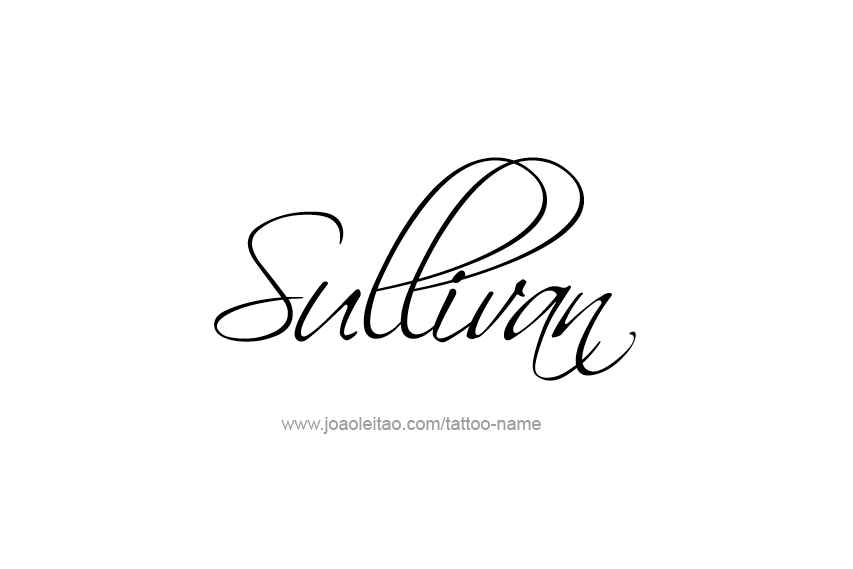 Tattoo Design  Name Sullivan   