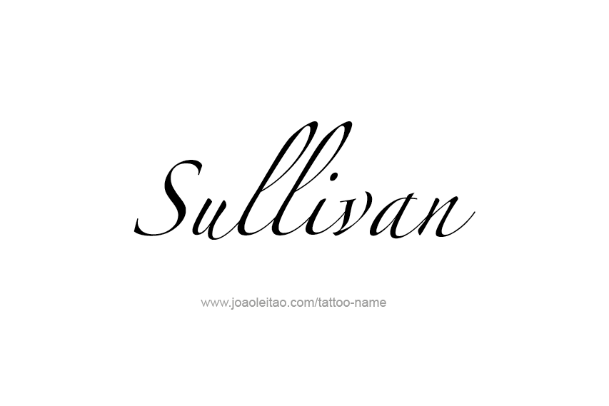 Tattoo Design  Name Sullivan   