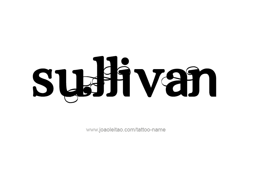 Tattoo Design  Name Sullivan   