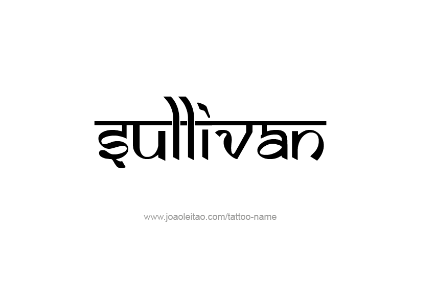 Tattoo Design  Name Sullivan   