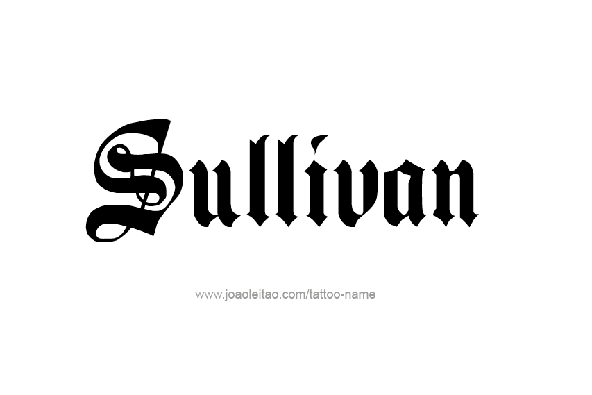 Tattoo Design  Name Sullivan   
