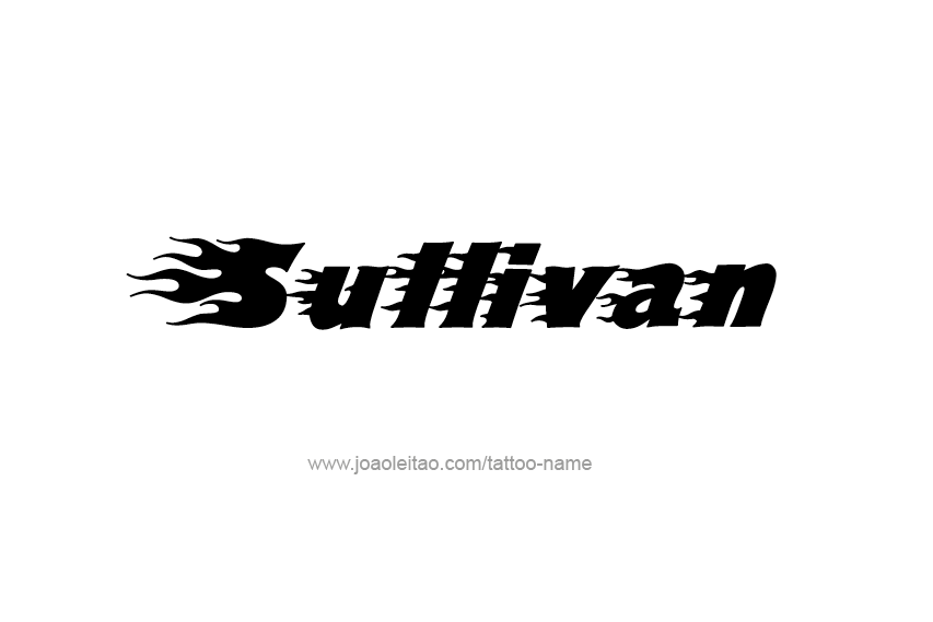 Tattoo Design  Name Sullivan   