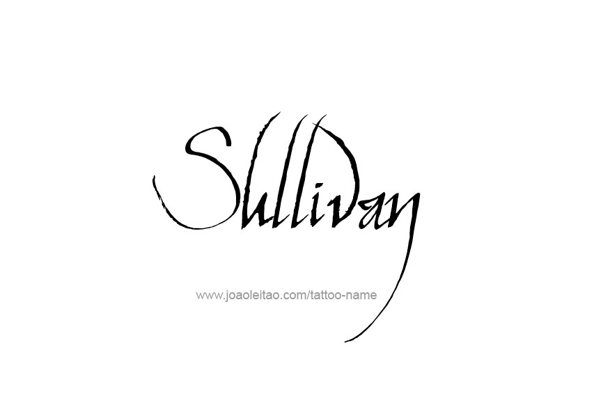 Tattoo Design  Name Sullivan   