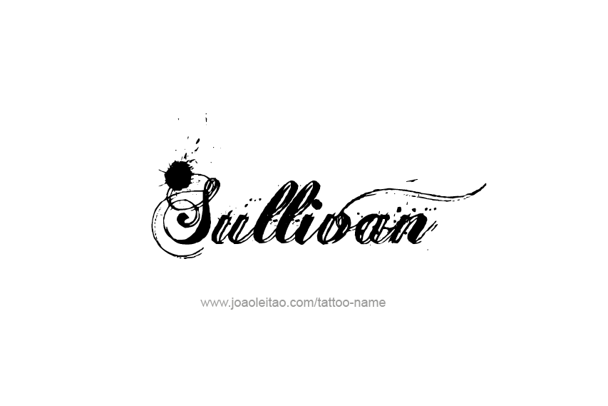 Sullivan Name Tattoo Designs