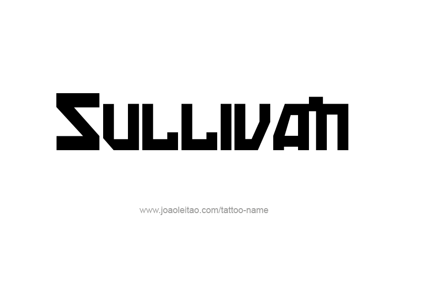 Tattoo Design  Name Sullivan   