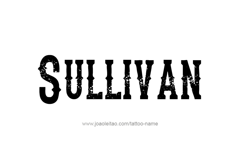 Tattoo Design  Name Sullivan   