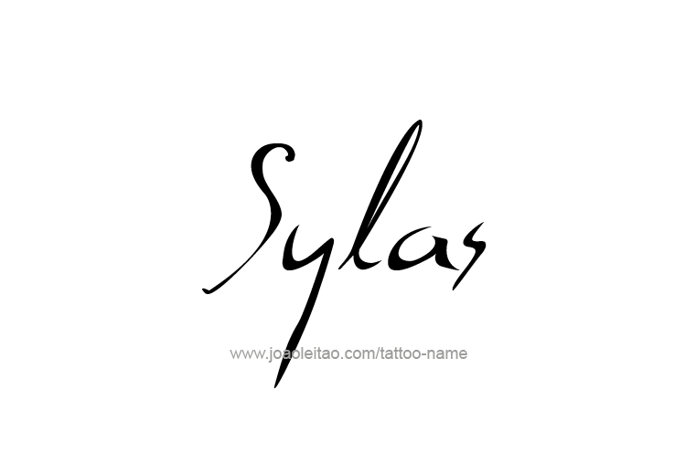 Tattoo Design  Name Sylas   