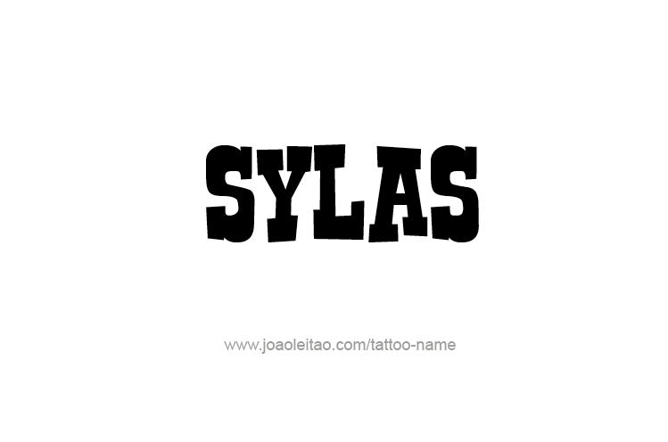 Tattoo Design  Name Sylas   