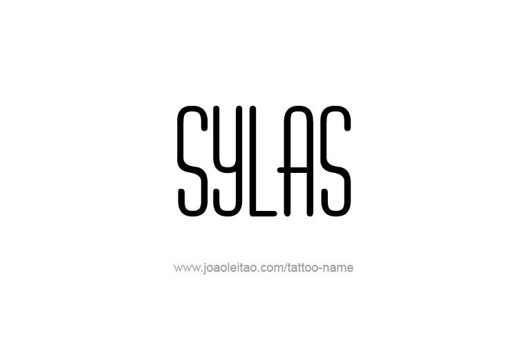 Tattoo Design  Name Sylas   