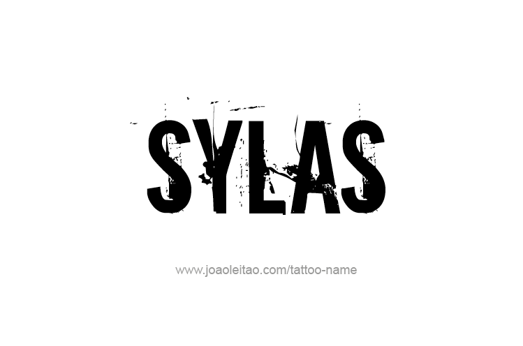 Tattoo Design  Name Sylas   