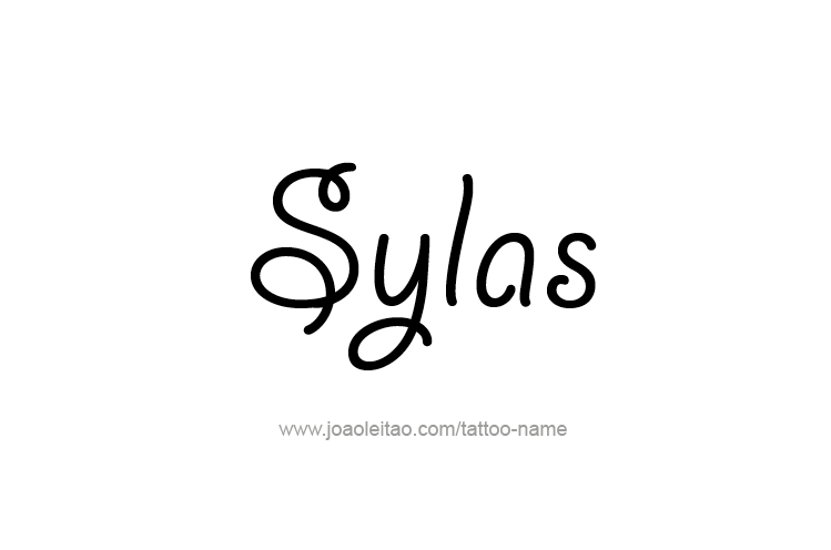 Tattoo Design  Name Sylas   