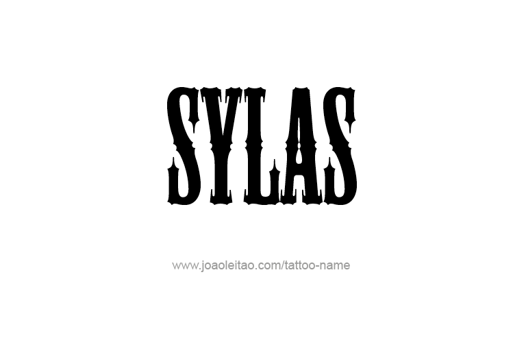 Tattoo Design  Name Sylas   