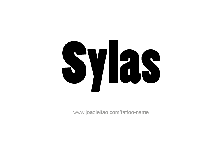 Tattoo Design  Name Sylas   