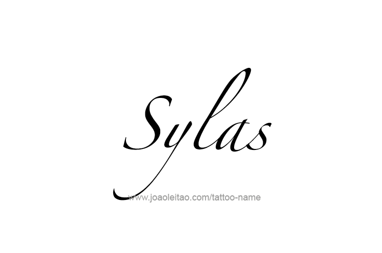 Sylas Name Tattoo Designs