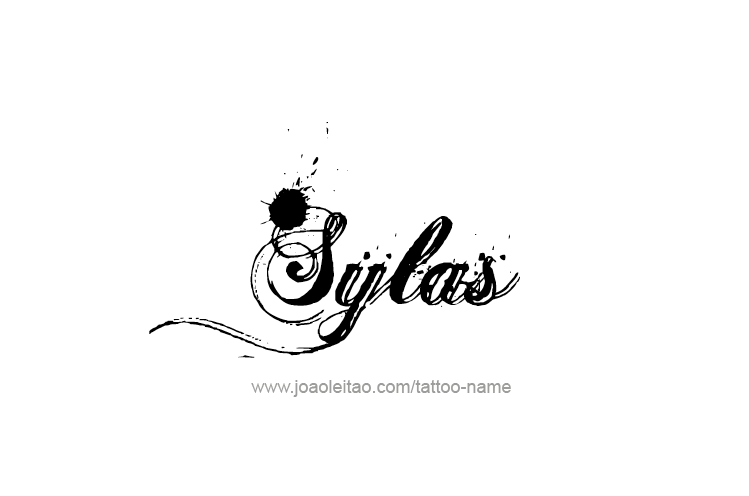 Sylas Name Tattoo Designs