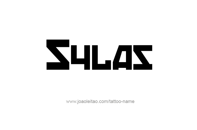 Tattoo Design  Name Sylas   