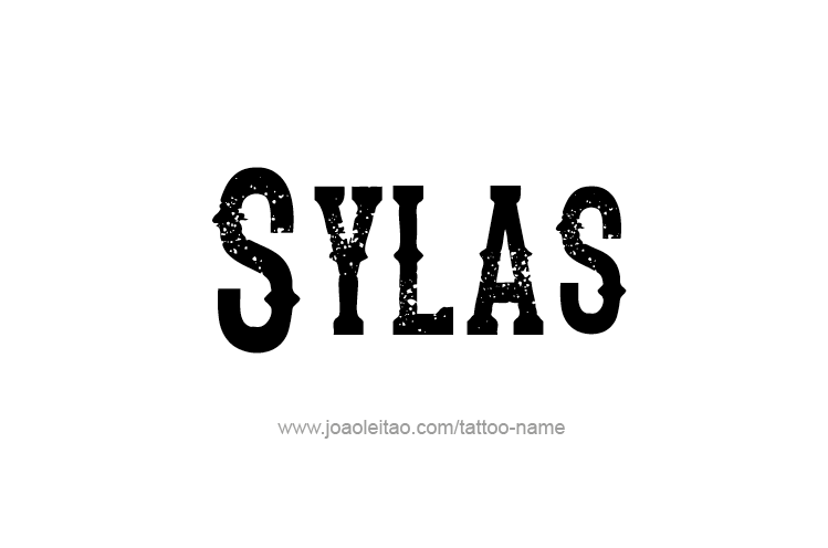 Tattoo Design  Name Sylas   