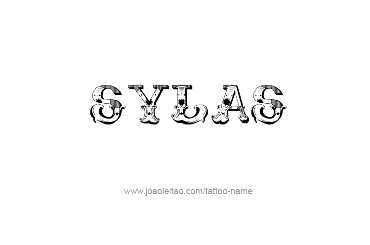 Tattoo Design  Name Sylas   