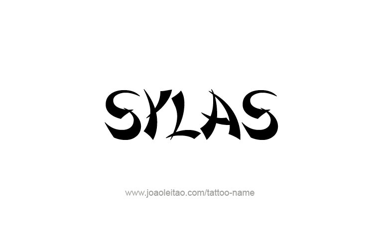 Tattoo Design  Name Sylas
