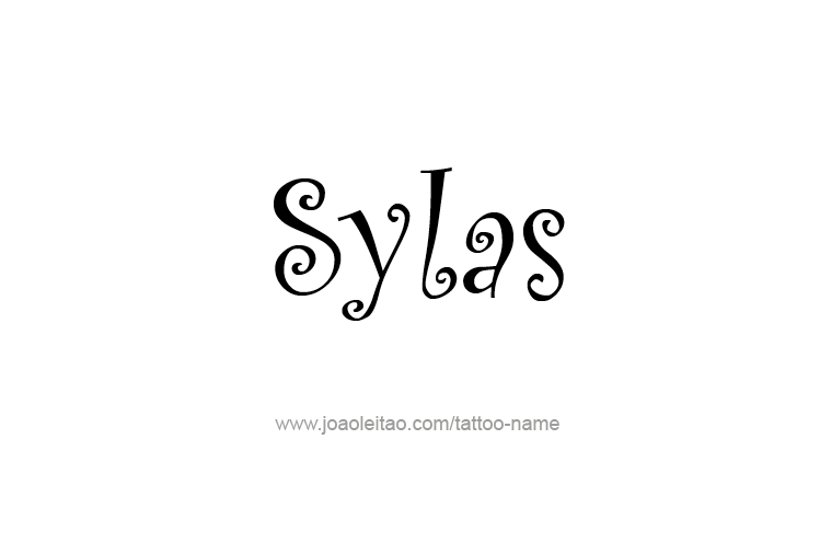 Tattoo Design  Name Sylas   