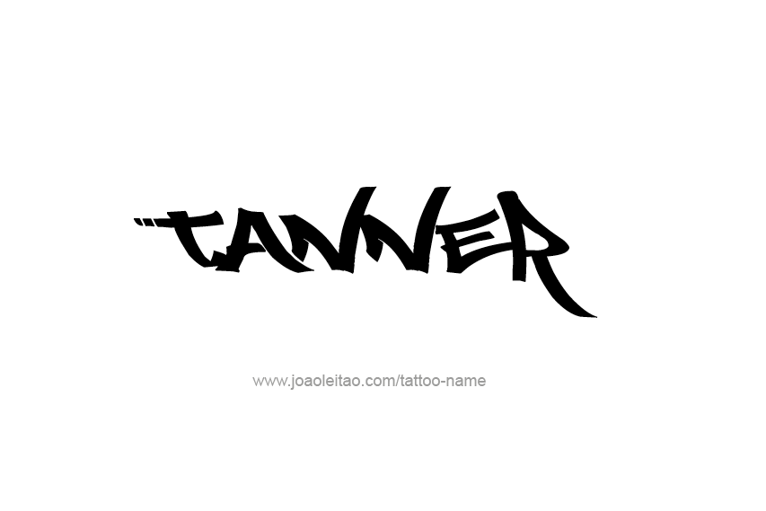 Tattoo Design  Name Tanner   