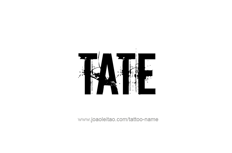 Tattoo Design  Name Tate   