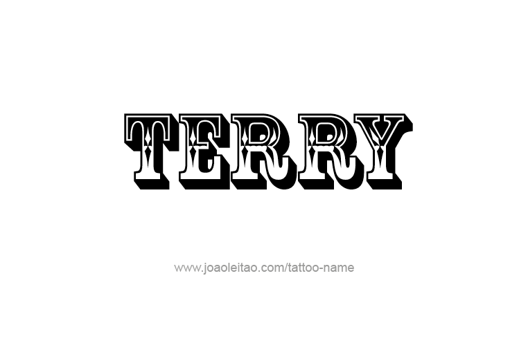 Tattoo Design  Name Terry   