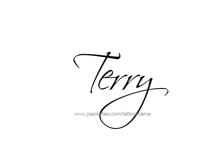 Tattoo Design  Name Terry   