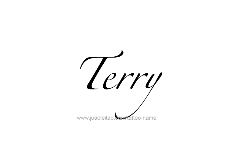 Tattoo Design  Name Terry   