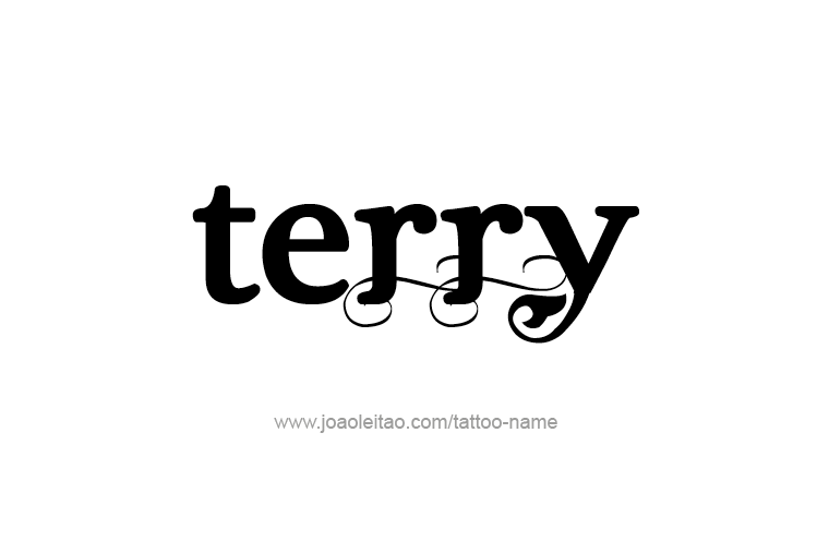 Tattoo Design  Name Terry   