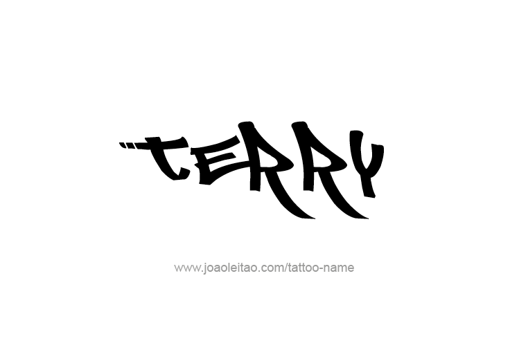 Tattoo Design  Name Terry   